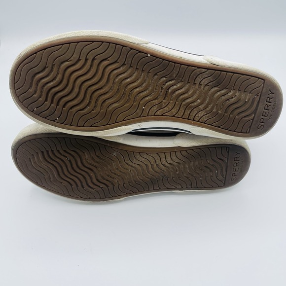 GUC Sperry Slip On Canvas Chelsea Ankle Boots Booties Leopard Cheetah Womens 5.5 - Picture 7 of 8